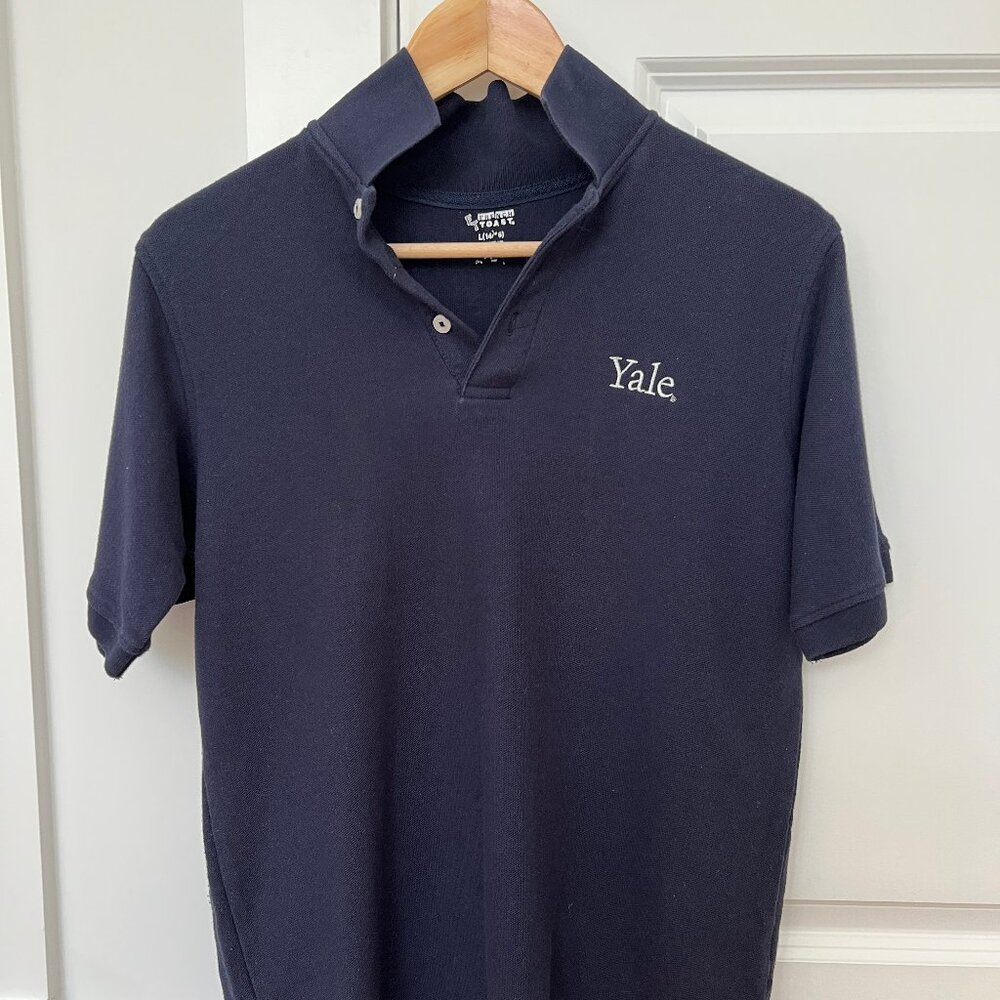 Yale Navy Polo Shirt, Size Kids Large 14-16